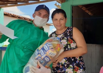 Prefeita Socorro Brilhante autorizou a distribuição de 11 toneladas de alimentos, em Pilões