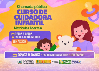 Abertas as matrículas para o Mulheres MIL com vagas para o curso de Cuidadora Infantil